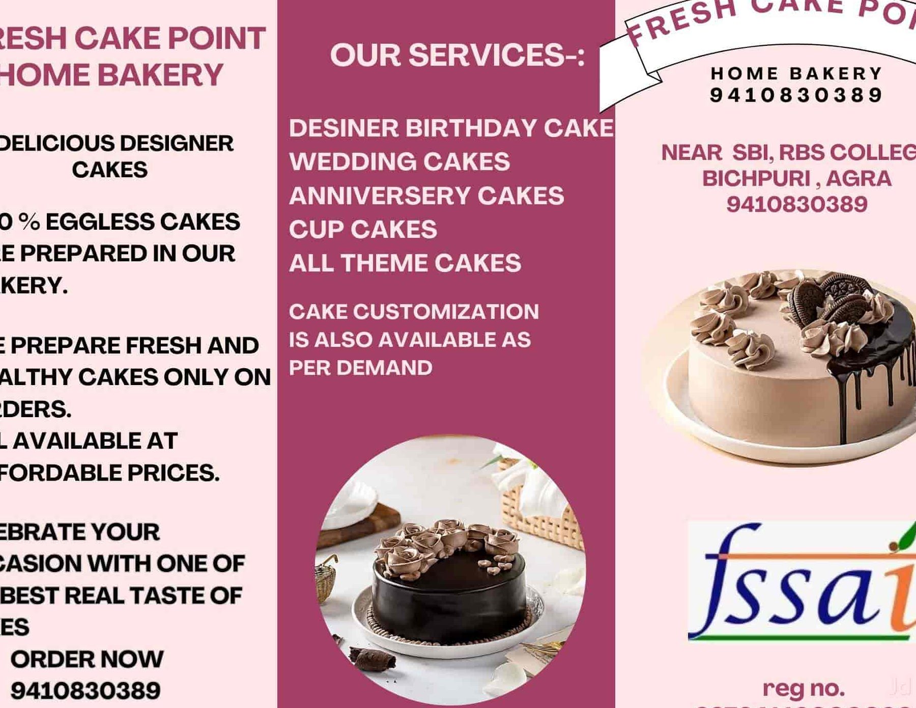fresh cake point home bakery